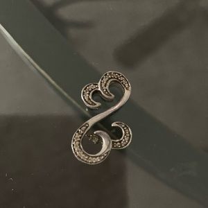 Open Heart Necklace Charm